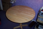 round drop leaf table