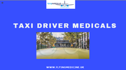 Taxi/ Minicab Driver Medicals